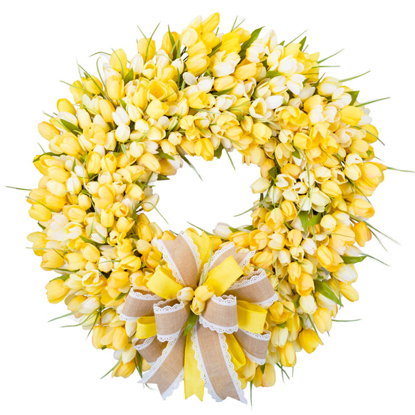 Everyday wreath, tulip wreath, Spring wreath, Summer wreath, floral, front door wreath, spring-summer, 26" W40303A