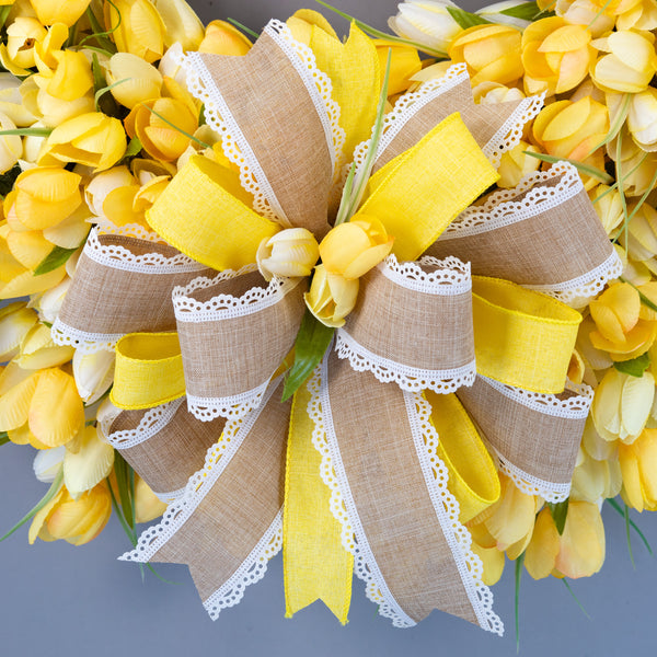 Everyday wreath, tulip wreath, Spring wreath, Summer wreath, floral, front door wreath, spring-summer, 26" W40303A