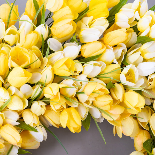 Everyday wreath, tulip wreath, Spring wreath, Summer wreath, floral, front door wreath, spring-summer, 26" W40303A