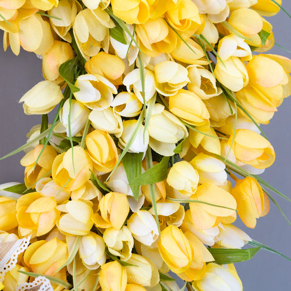 Everyday wreath, tulip wreath, Spring wreath, Summer wreath, floral, front door wreath, spring-summer, 26" W40303A