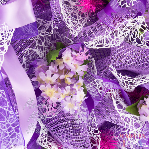 Wreath, everyday, Mother's day, birthday, anniversary, merrymindstudio W04221C